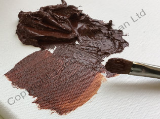 burnt umber paint